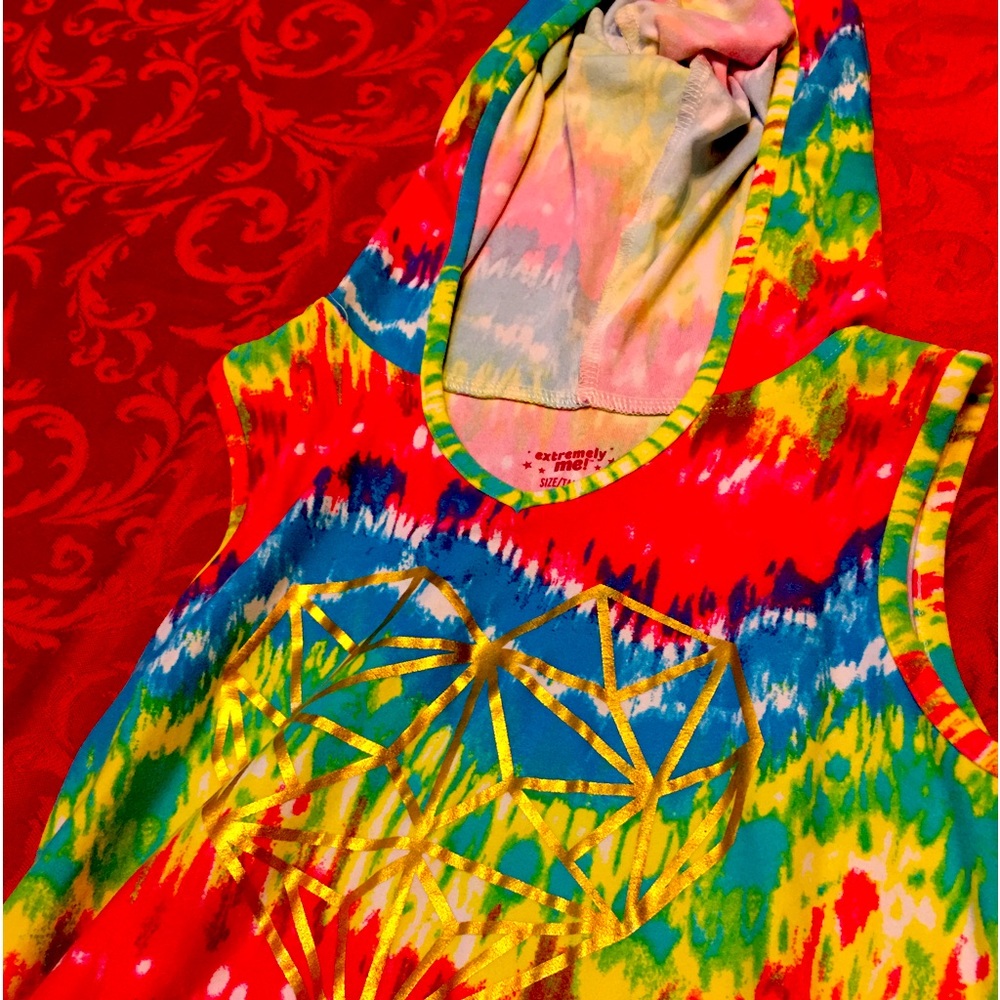 Wonder nation size 7-8 dress with hood